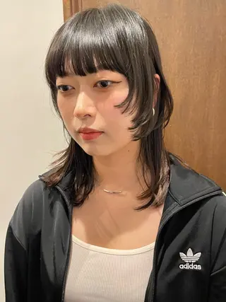 セミロング 田口 武英のヘアスタイル