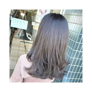 セミロング カラー ish by fan .代表✂️木谷宏夢のヘアスタイル