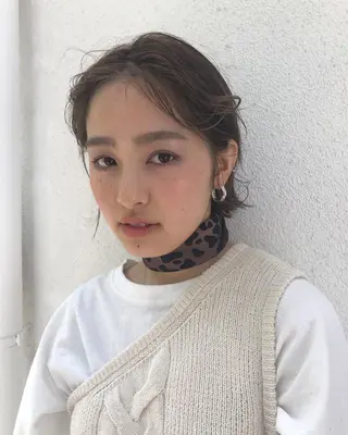 ショート カラー ヘアアレンジ 早瀬裕之 パーマのヘアスタイル
