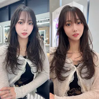 ロング カラー ✨髪質改善特化✨副 店長椎葉信乃介のヘアスタイル