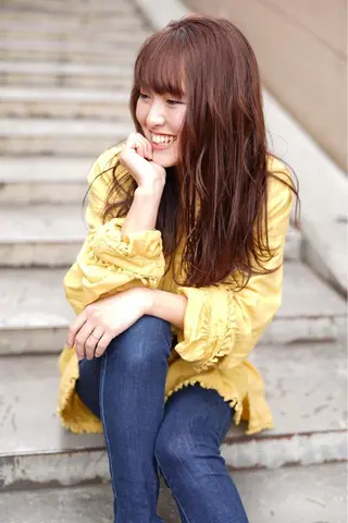 ロング カラー 松井 博徳のヘアスタイル