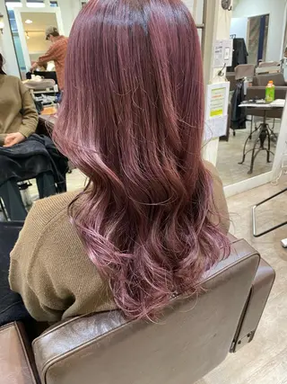 セミロング カラー 前橋 姫奈のヘアスタイル
