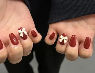 ネイル By moonネイル 🌷ワンホン/韓国風のネイルデザイン