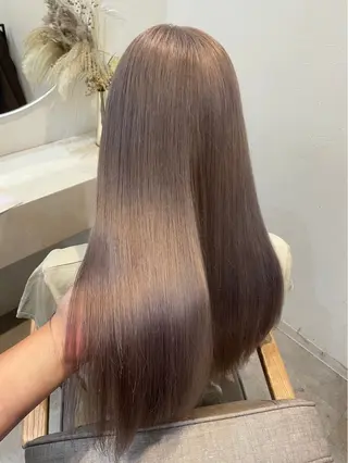 カラー 🎀sakura🎀 艶髪/韓国/ワンホンのヘアスタイル