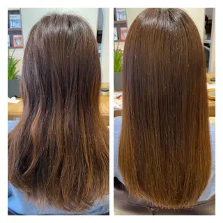 ロング 深夜まで営業中‼️ レム髪質改善のヘアスタイル