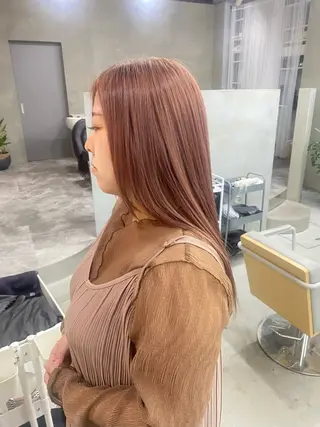 ロング カラー 前橋 姫奈のヘアスタイル