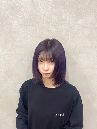 ミディアム 松田 慧児のヘアスタイル