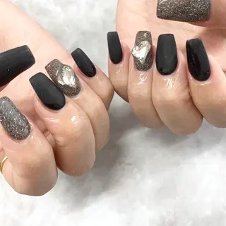 ネイル アイブロウ pu muのネイルデザイン