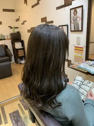 ロング カラー サトウ シューイチのヘアスタイル