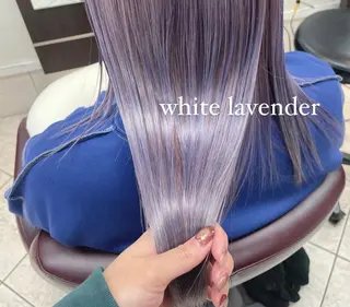 セミロング カラー コレットヘアー 田中アヤノのヘアスタイル