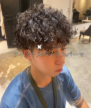 ミディアム バレイヤージュ職人 🔥代表YU-SHIのヘアスタイル