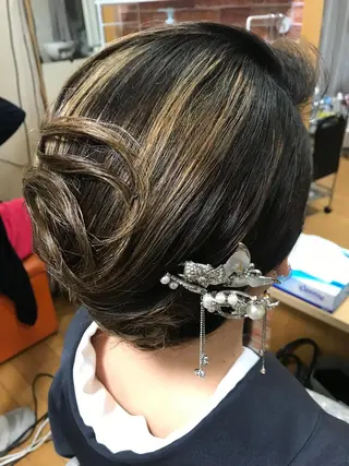 ロング 池谷 久美子のヘアスタイル