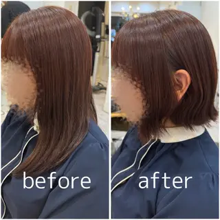 ミディアム カラーお任せ下さい ✨️おかだまなみのヘアスタイル