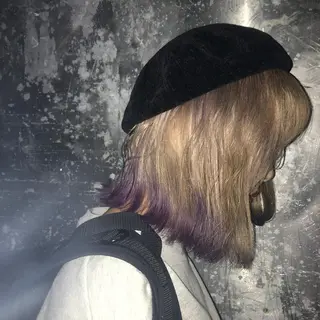 ミディアム サイレント美容師 アイリィのヘアスタイル