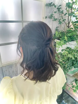 ヘアアレンジ hair make もりした ゆうのヘアスタイル