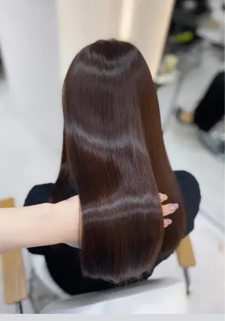 ロング カラー 艶髪・透明感カラー・ 韓国ヘア・Yuriのヘアスタイル