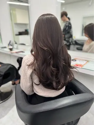 ロング カラー ヘアアレンジ ブリーチ無し透明感 🕊AZUSAのヘアスタイル