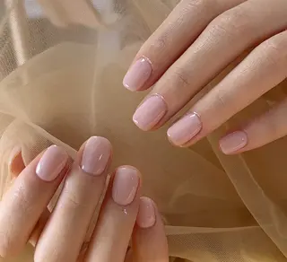 ネイル By moonネイル 🌷ワンホン/韓国風のネイルデザイン