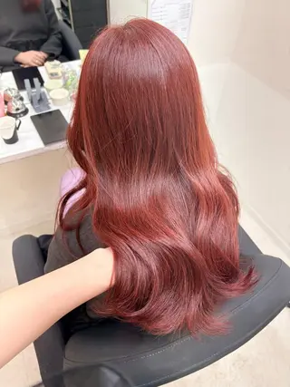 セミロング カラー 🍒透明感カラー/ セット/SAKURAのヘアスタイル