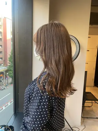 ミディアム カラー ブリーチ👩🦳/ ✂︎MANAMIのヘアスタイル