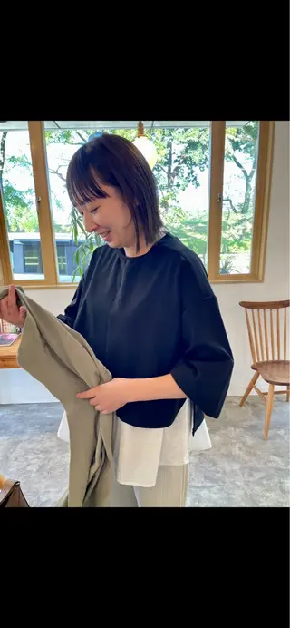 ミディアム 田口 武英のヘアスタイル