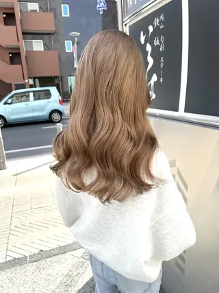 ロング カラー Parve  Mix 🫧梶川虹のヘアスタイル