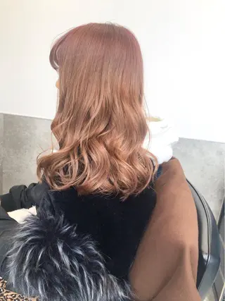 セミロング カラー パーマ キッズ stylist 🌸 kana.のヘアスタイル