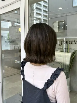 ショート 韓国ヘアケアブリーチ 莉奈のヘアスタイル