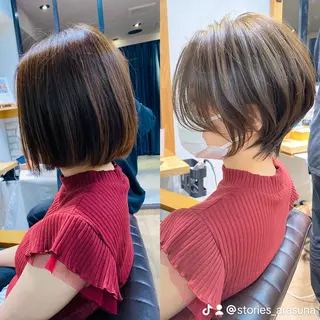 ショート 大人ショート特化/ カットモデル/表参道のヘアスタイル