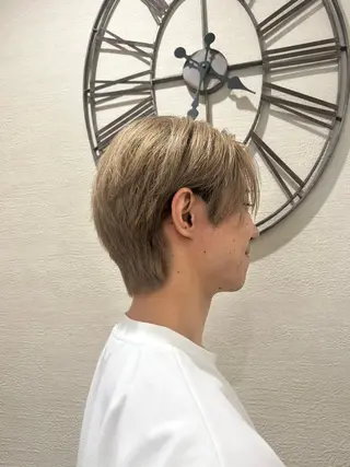 ミディアム 鈴木 海大のヘアスタイル