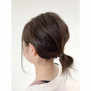 ミディアム 佐藤 美紅のヘアスタイル