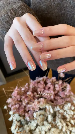 ネイル crystal ⭐︎ colorのネイルデザイン