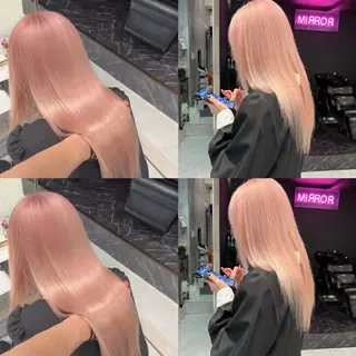 ミディアム カラー 【🥀履歴修正🥀】 ハイトーン職人/拓真のヘアスタイル