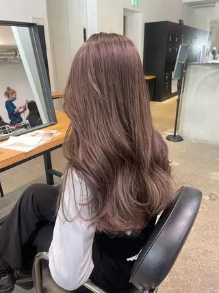 ロング カラー 〻ツヤハイトーン🩰 🤍HARUCAのヘアスタイル