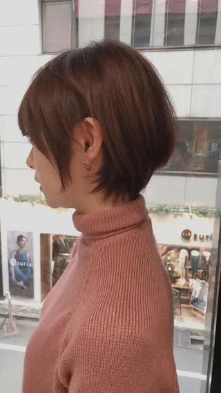 ショート カラー パーマ ヘアアレンジ キッズ ネイル マツエク・マツパ ショートの神✨AFL OAT 井上康平のヘアスタイル