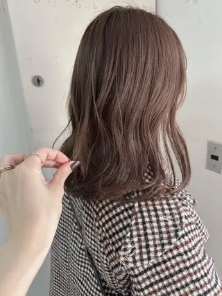 ミディアム カラー レイヤーカット✂️ 横浜No1♡下鳥翔子のヘアスタイル