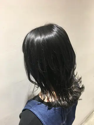 ミディアム 🦩パーマン🦩佐藤 航太のヘアスタイル