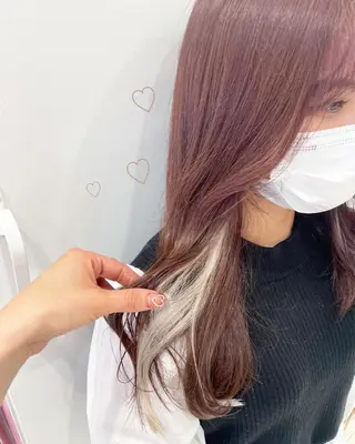 セミロング カラー 新宿駅近♡個室 ♡関口三都季🌜のヘアスタイル