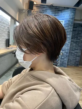 ショート C’LD hair produce /シールドヘア所属・モテ髪/ボブ/ショー ト/アダチフウトのヘアスタイル