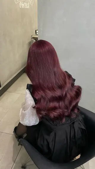 カラー offwhite Nano🪩🧡のヘアスタイル