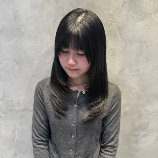 ロング YU-KI 🐈‍⬛のヘアスタイル