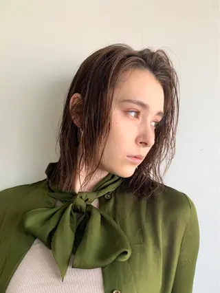 ショート 🌿似合わせ透明感 カラー松本朋幸🌿のヘアスタイル