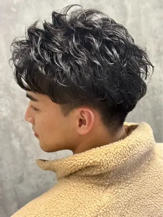 ミディアム 籔脇 貫太のヘアスタイル