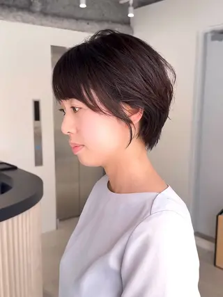 ショート SNSモニター募集！ くせ毛特化/大村のヘアスタイル