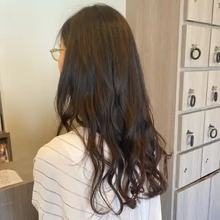 ロング カラー 縮毛矯正/ヘッドスパ 牧野のヘアスタイル