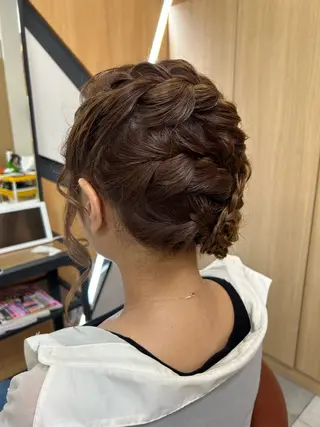ヘアアレンジ 藤岡 紗良のマツエク・マツパデザイン