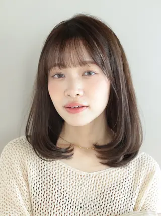 ミディアム カラー 髙木美緒🌿 レイヤー/アレンジのヘアスタイル