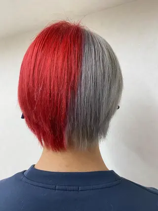 ショート カラー Lumiere 鈴木翔平のヘアスタイル