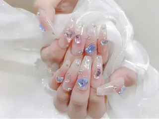 ネイル H3 Nail Tsuki🦋💙のネイルデザイン