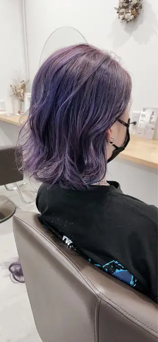 ミディアム カラー 衣笠 雅俊のヘアスタイル